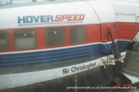 SRN4 Sir Christopher (GH-2008) being broken up at Dover